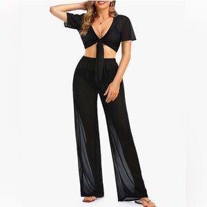 Two Piece Swim Cover Up